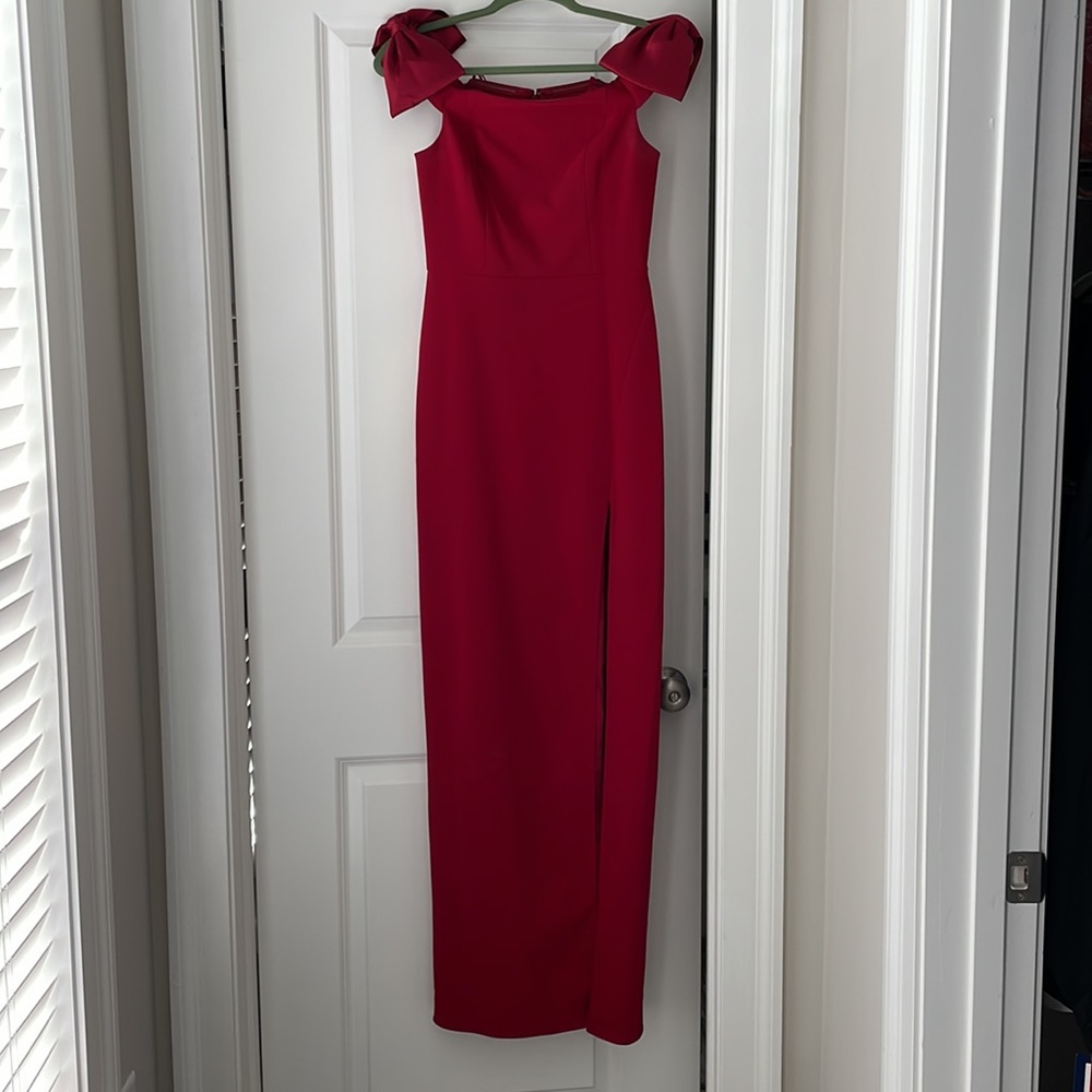 Aidan Mattox Red Gown